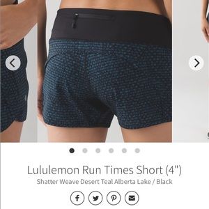 Lululemon Run Times Short (4")